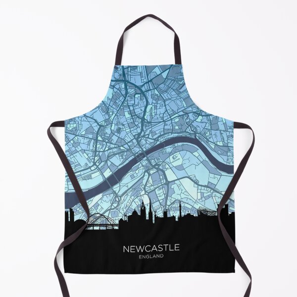 Artikelvorschau, Newcastle-Skyline-Karte entworfen und verkauft von ArtPrints.