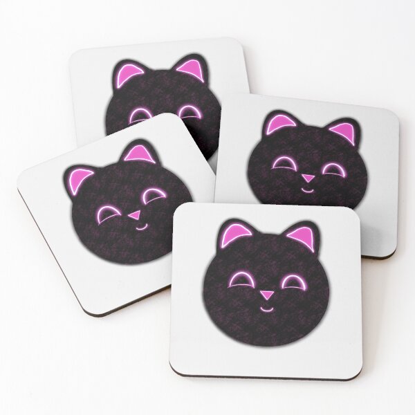 Item preview, Cute Neon Smiley Cat  designed and sold by PixaBella.