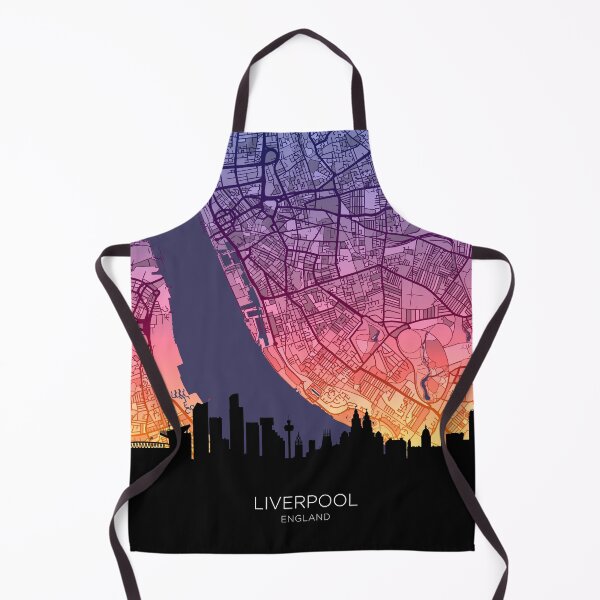 Item preview, Liverpool Skyline Map designed and sold by ArtPrints.