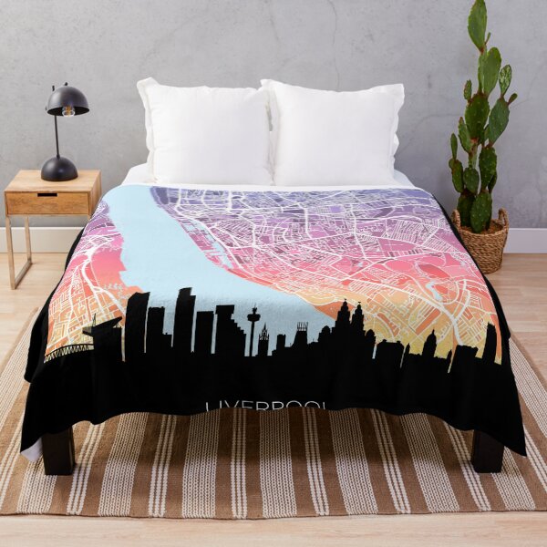 Item preview, Liverpool Skyline Map designed and sold by ArtPrints.