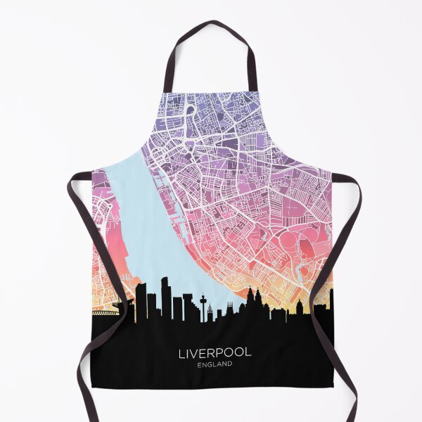 Item preview, Liverpool Skyline Map designed and sold by ArtPrints.