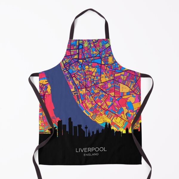 Item preview, Liverpool Skyline Map designed and sold by ArtPrints.