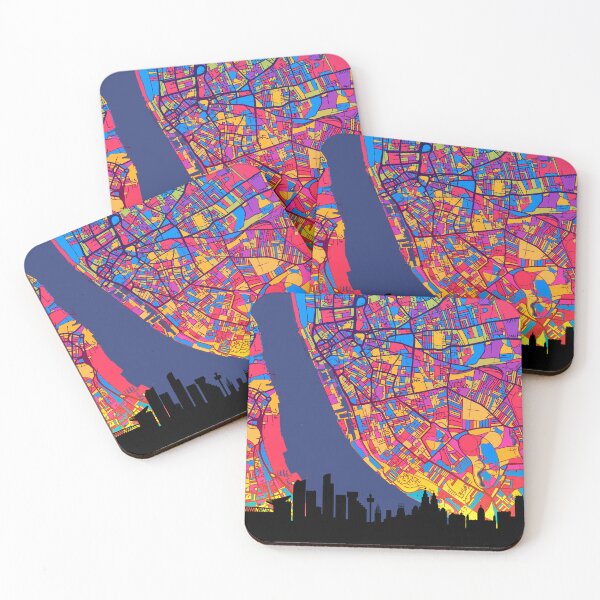 Item preview, Liverpool Skyline Map designed and sold by ArtPrints.
