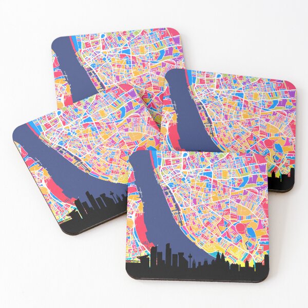 Item preview, Liverpool Skyline Map designed and sold by ArtPrints.