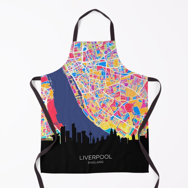 Item preview, Liverpool Skyline Map designed and sold by ArtPrints.