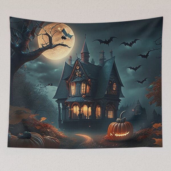 Item preview, Enchanting 3D Halloween House Art designed and sold by Paladiin.