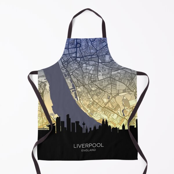 Item preview, Liverpool Skyline Map designed and sold by ArtPrints.