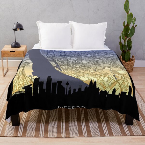 Item preview, Liverpool Skyline Map designed and sold by ArtPrints.