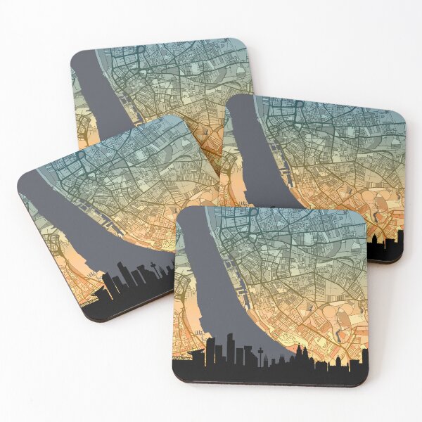 Item preview, Liverpool Skyline Map designed and sold by ArtPrints.