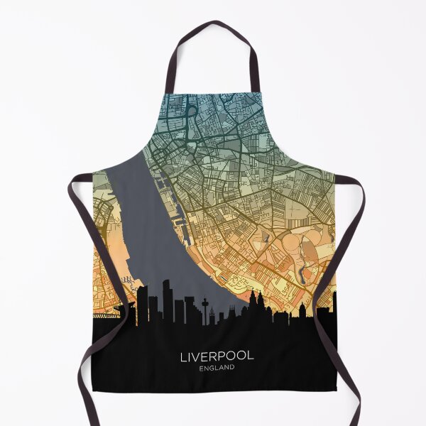 Item preview, Liverpool Skyline Map designed and sold by ArtPrints.