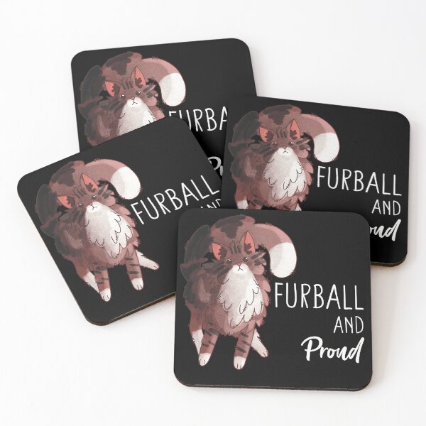 Item preview, Furball and proud - Norwegian forest cat  designed and sold by FelineEmporium.