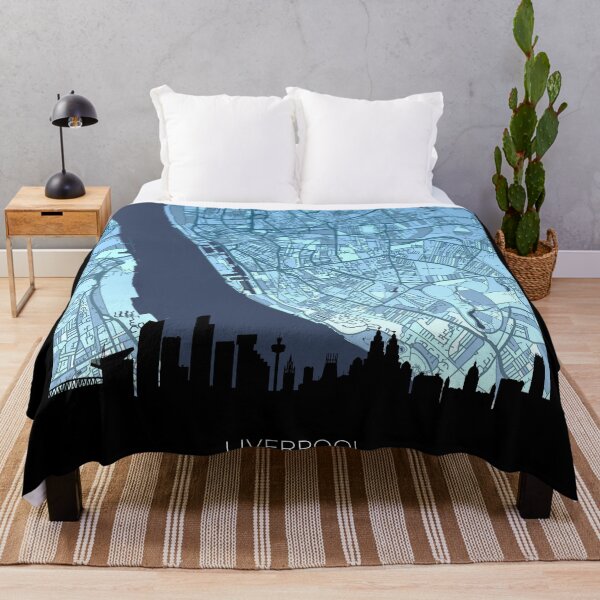 Item preview, Liverpool Skyline Map designed and sold by ArtPrints.