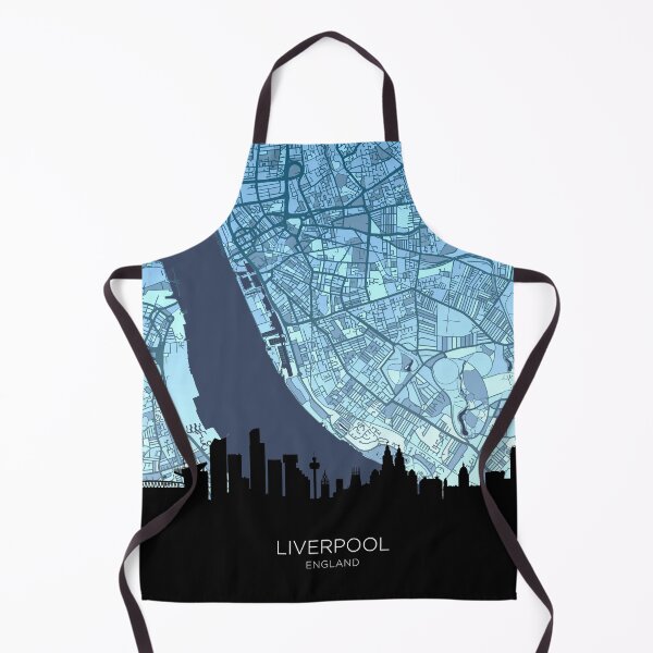 Item preview, Liverpool Skyline Map designed and sold by ArtPrints.