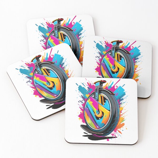 Item preview, Electric Unicycle Monowheel Graffiti designed and sold by TaevasDesign.