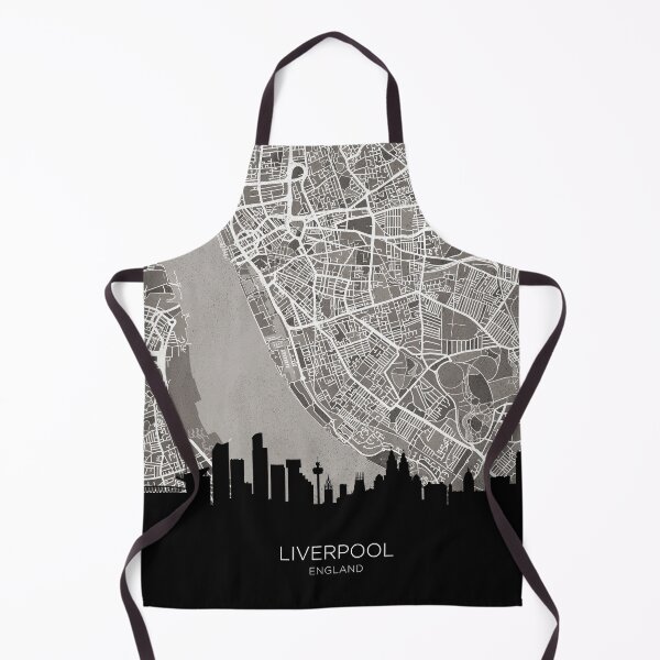 Item preview, Liverpool Skyline Map designed and sold by ArtPrints.