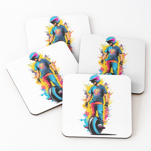 Item preview, Electric Unicycle Monowheel Graffiti designed and sold by TaevasDesign.