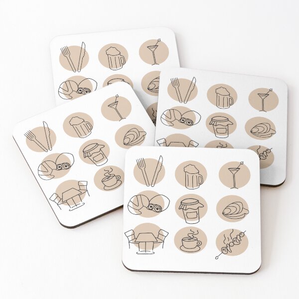 Item preview, restaurant decals designed and sold by Amandinebizet.