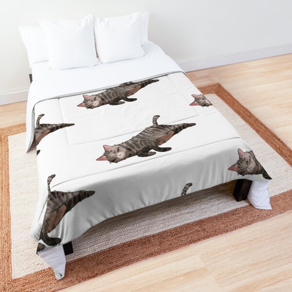 Lazy Tabby Cat Comforter