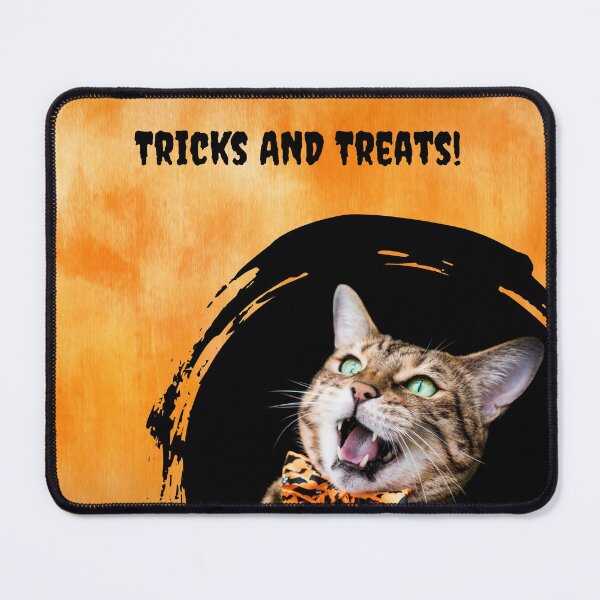 Item preview, Tricks AND Treats Halloween Cat designed and sold by CheekyKitty.