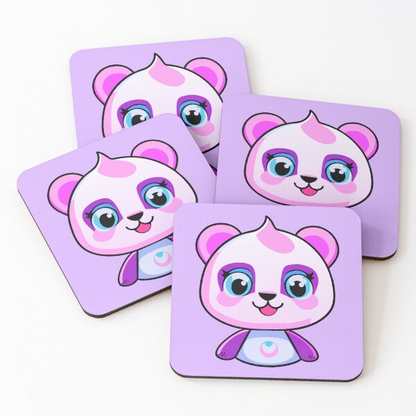 Item preview, pink panda portrait designed and sold by Mike Kiev art.