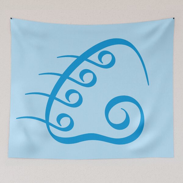 Item preview, Art Wave Expression with Color Palette with Ocean Waves  designed and sold by Wiggly Lines.