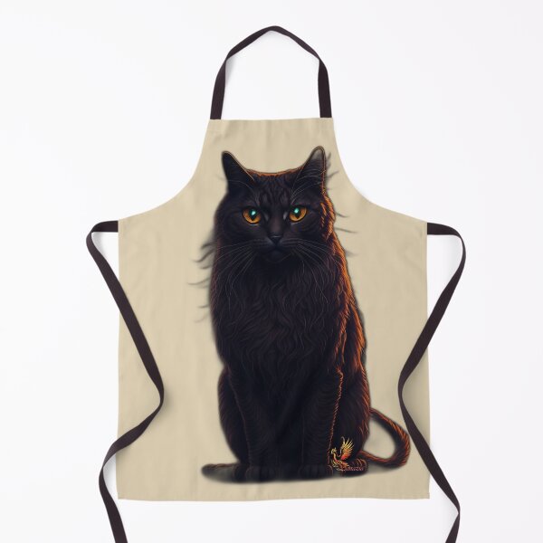 Item preview, Full-Body Black Cat (Beige) designed and sold by AmaziaCo.