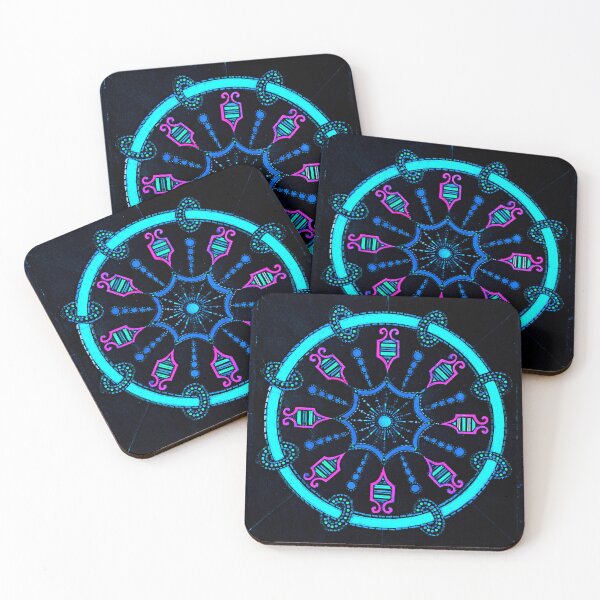 Item preview, Vibrant Blue Geometric Perpetual Motion Design designed and sold by Earth Nature Creations.