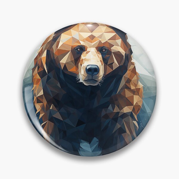Item preview, Great Geometric Grizzly designed and sold by robotshane.