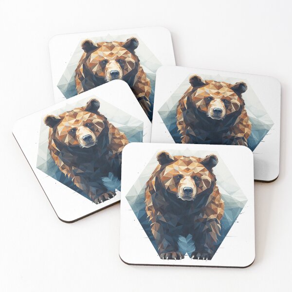 Item preview, Great Geometric Grizzly designed and sold by robotshane.
