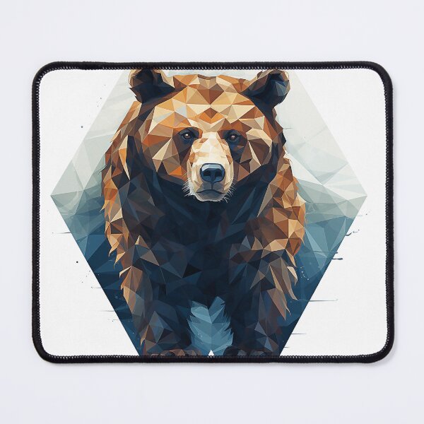 Item preview, Great Geometric Grizzly designed and sold by robotshane.
