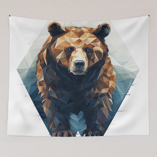 Item preview, Great Geometric Grizzly designed and sold by robotshane.