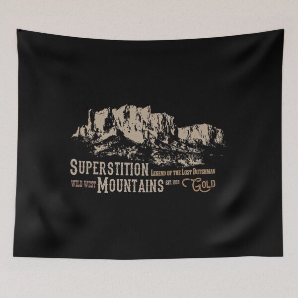 Item preview, Superstition Mountains  Arizona Desert  Southwest  Mountains  Gold  Nature  Vintage  	 designed and sold by qaodjtyvks80.