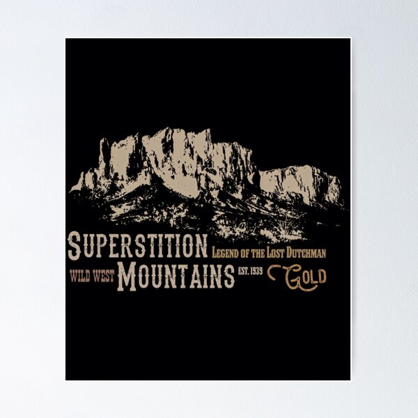 Item preview, Superstition Mountains  Arizona Desert  Southwest  Mountains  Gold  Nature  Vintage  	 designed and sold by qaodjtyvks80.