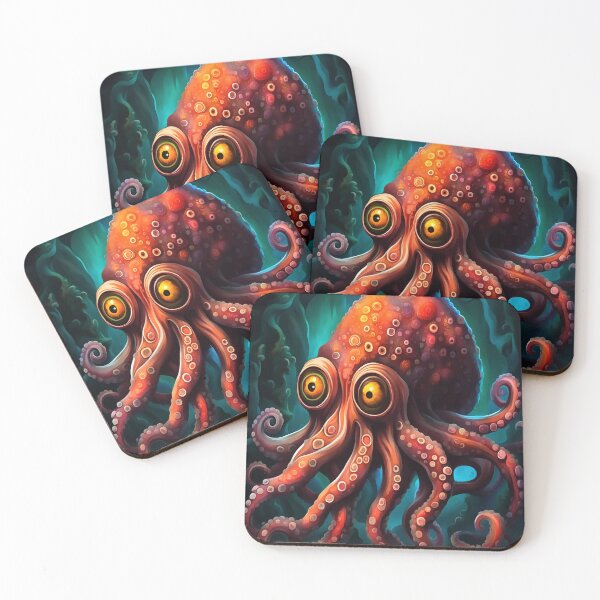 Item preview, Fun Ocean Dwelling Octopus Cartoon Creature  designed and sold by taiche.