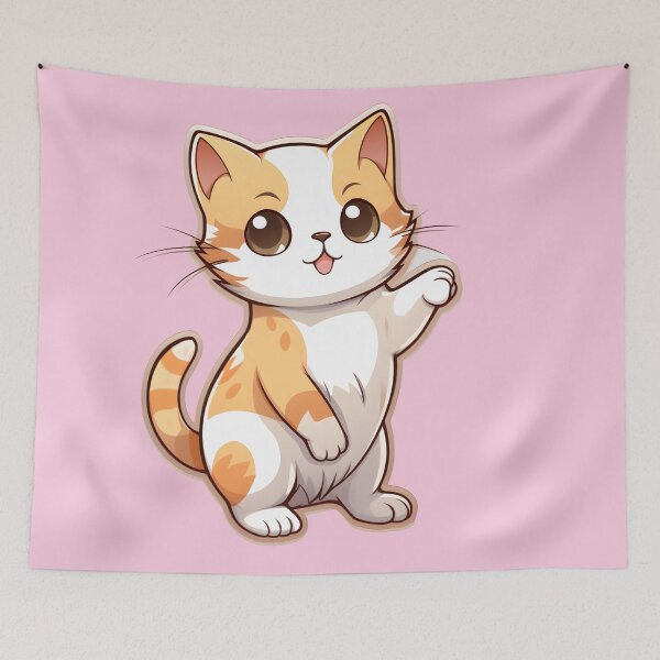 Item preview, Cat Artistry: Showcasing Adorable Feline Creations on Transparent Background designed and sold by AlienSkinEyes.