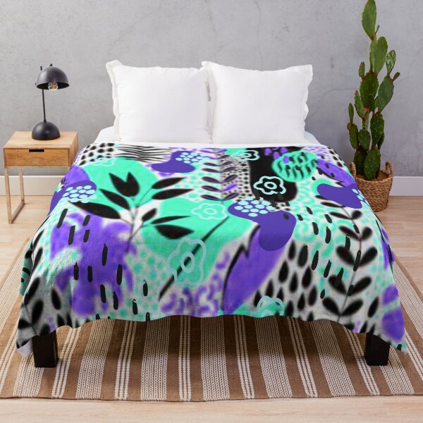 Item preview, Team Nature 3, Bohemian design, Abstraction, bold colorful abstract playful design inspired by nature designed and sold by Adri Barnard.