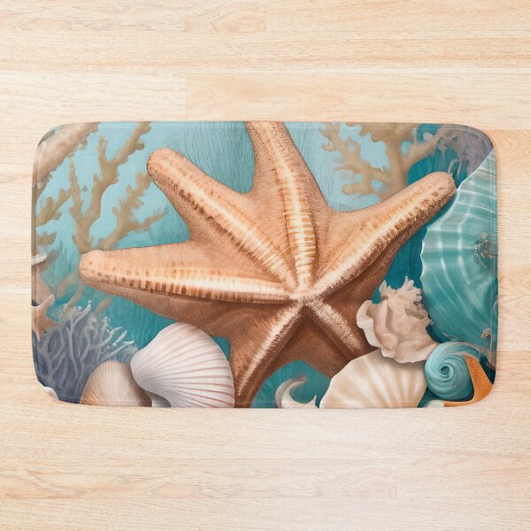 Item preview, Bottom of the sea with starfishes designed and sold by artedamensagem.