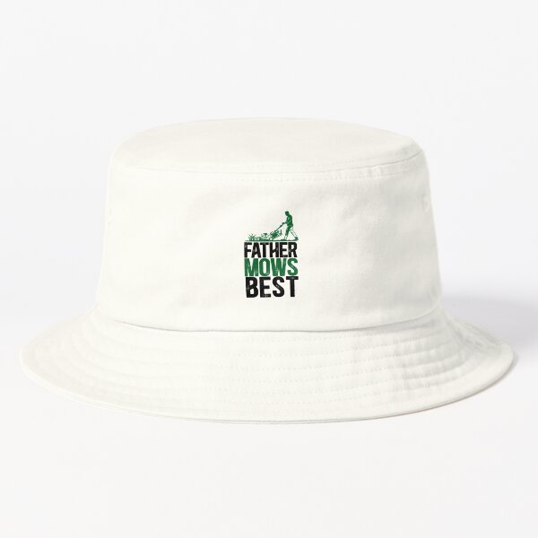 Lawn Mower Mowing Dad Father' Bucket Hat