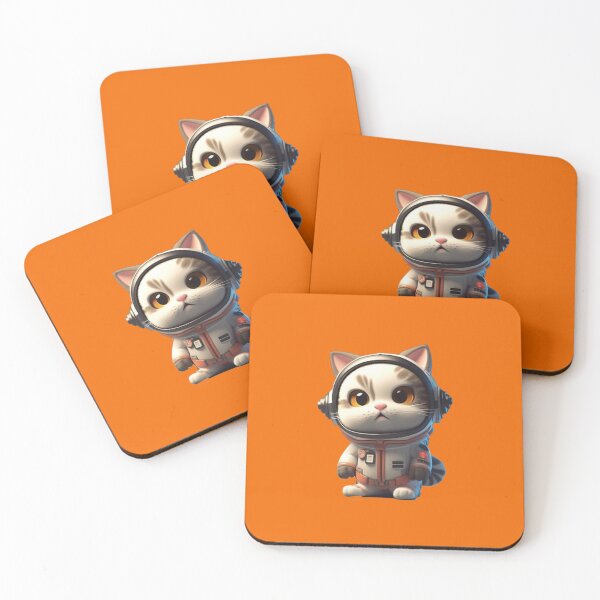 Item preview, Cute Cat Astronaut designed and sold by Cybronauts.