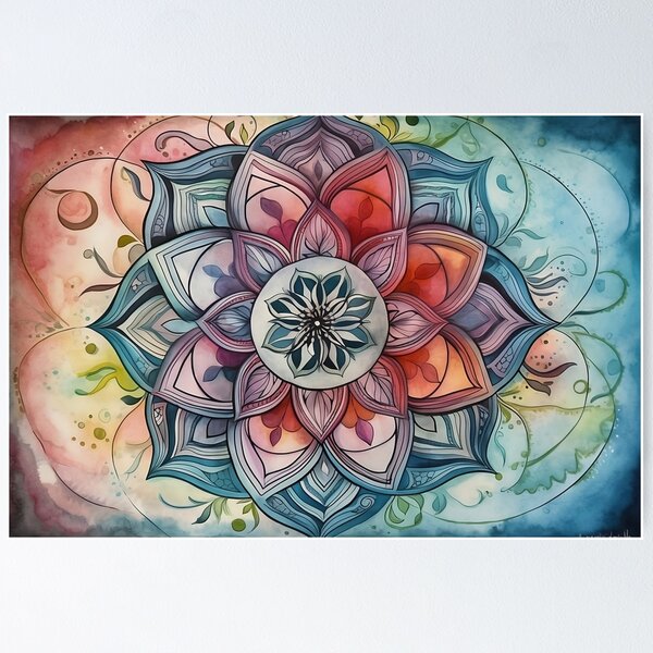 Artikelvorschau, Aquarelle Boho Art Blumen entworfen und verkauft von VeronicArt85.