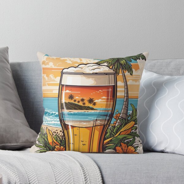 Item preview, Beachside Brew: The Lost Beer Glass designed and sold by ViralVibeLab.