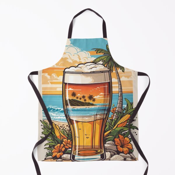 Item preview, Beachside Brew: The Lost Beer Glass designed and sold by ViralVibeLab.