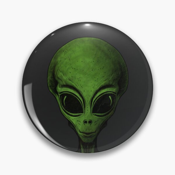 Item preview, Green Alien Head designed and sold by reddogbuckeye.