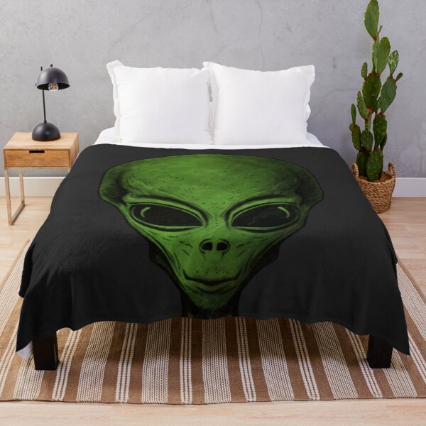 Item preview, Green Alien Head designed and sold by reddogbuckeye.