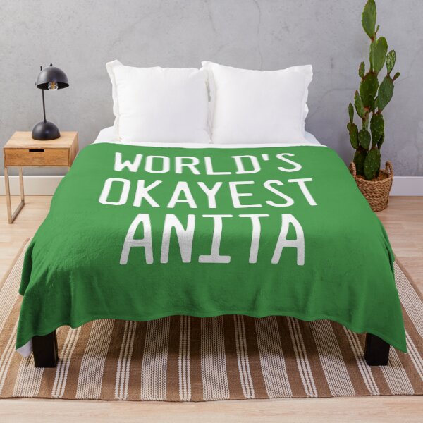 Item preview, World's Okayest Anita designed and sold by TimespunThreads.