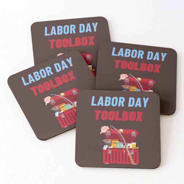Item preview, Labor Day Toolbox Labour Day Art designed and sold by LynZorArts.