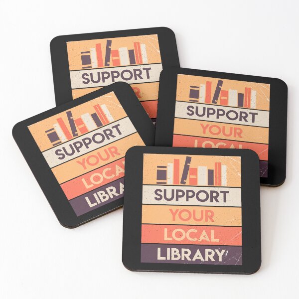 Item preview, Support your local library  	 designed and sold by qaodjtyvks80.