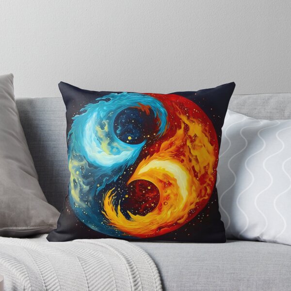 Item preview, Yin and yang image - fire and water designed and sold by Jackflash2023.