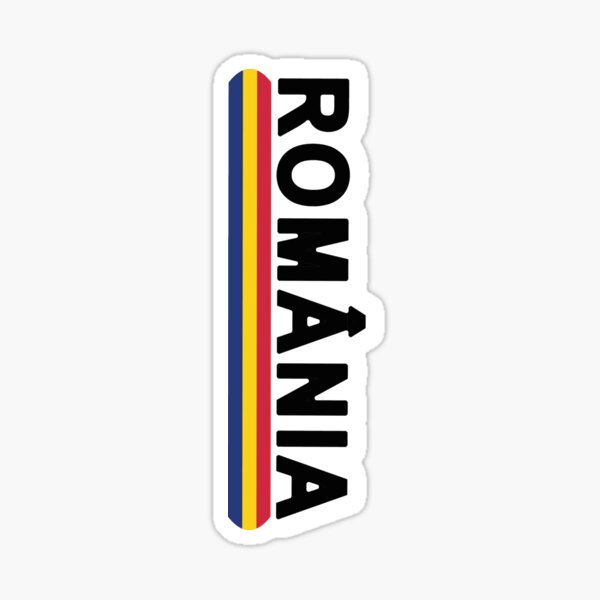 Romanian Deluxe Sports Team Jersey Style Sticker