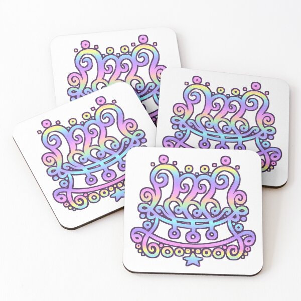 Item preview, King/Queen Paimon Daemon Sigil // Modified Pastel Rainbow Version by Korvella Starlight designed and sold by vampydemonartz.
